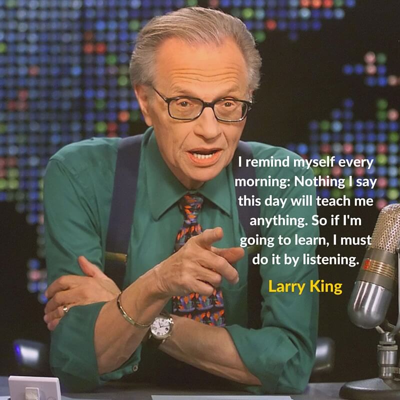 arie abekasis favorite quotes with Larry King listening quote