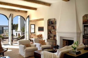 mediterranean interior style living area