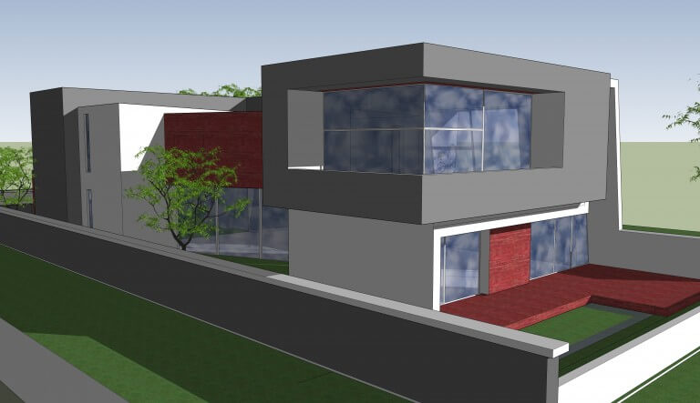 rear rendering of 405 kilkea project home