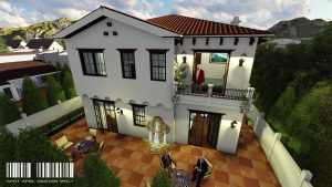 Murrieta Luxury Home by Are Abekasis back balcony view