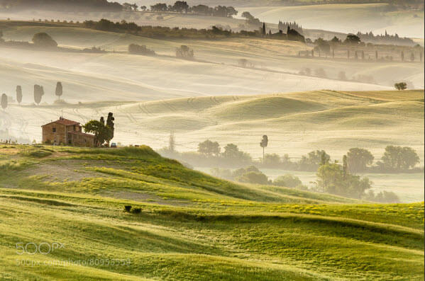 Early morning in Tuscany