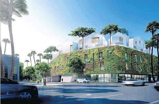 Extra Green on Wilshire Luxury Commercial Building